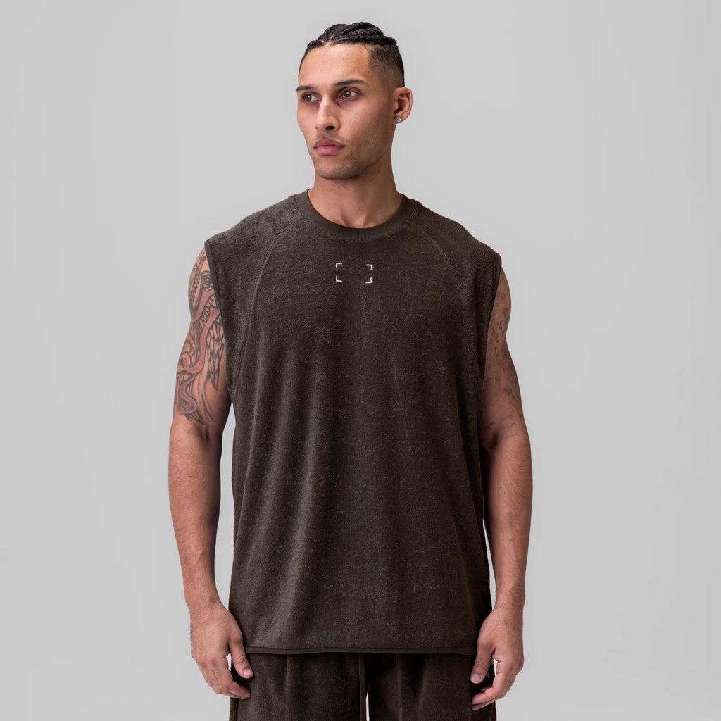 1092. Towel Terry Cutoff - Dark Earth Product Image