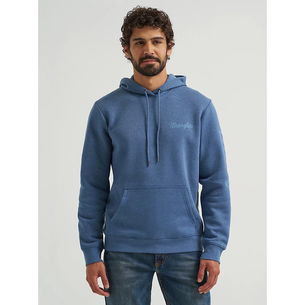 Men's Wrangler® Rope Logo Hoodie in Dark Product Image