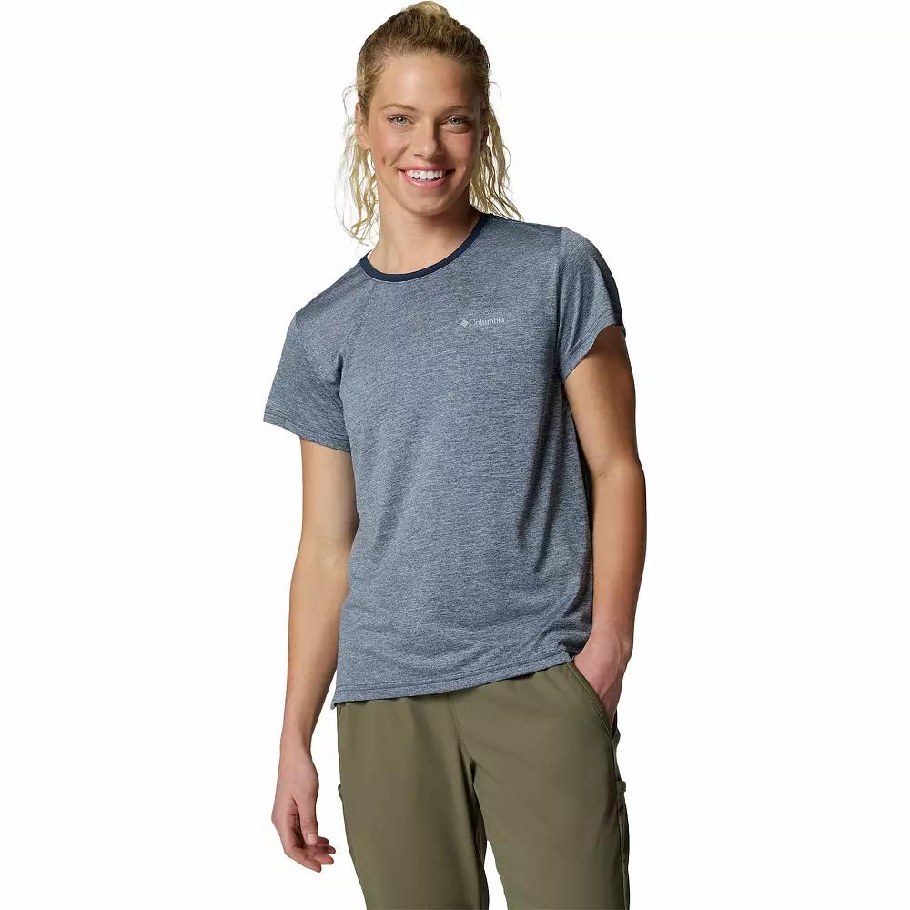 Columbia Womens Vista Hill Short Sleeve Crew Shirt- Product Image