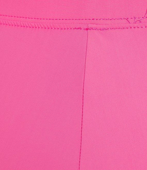 IC Collection Slim Stretch Knit Cropped Pants Product Image