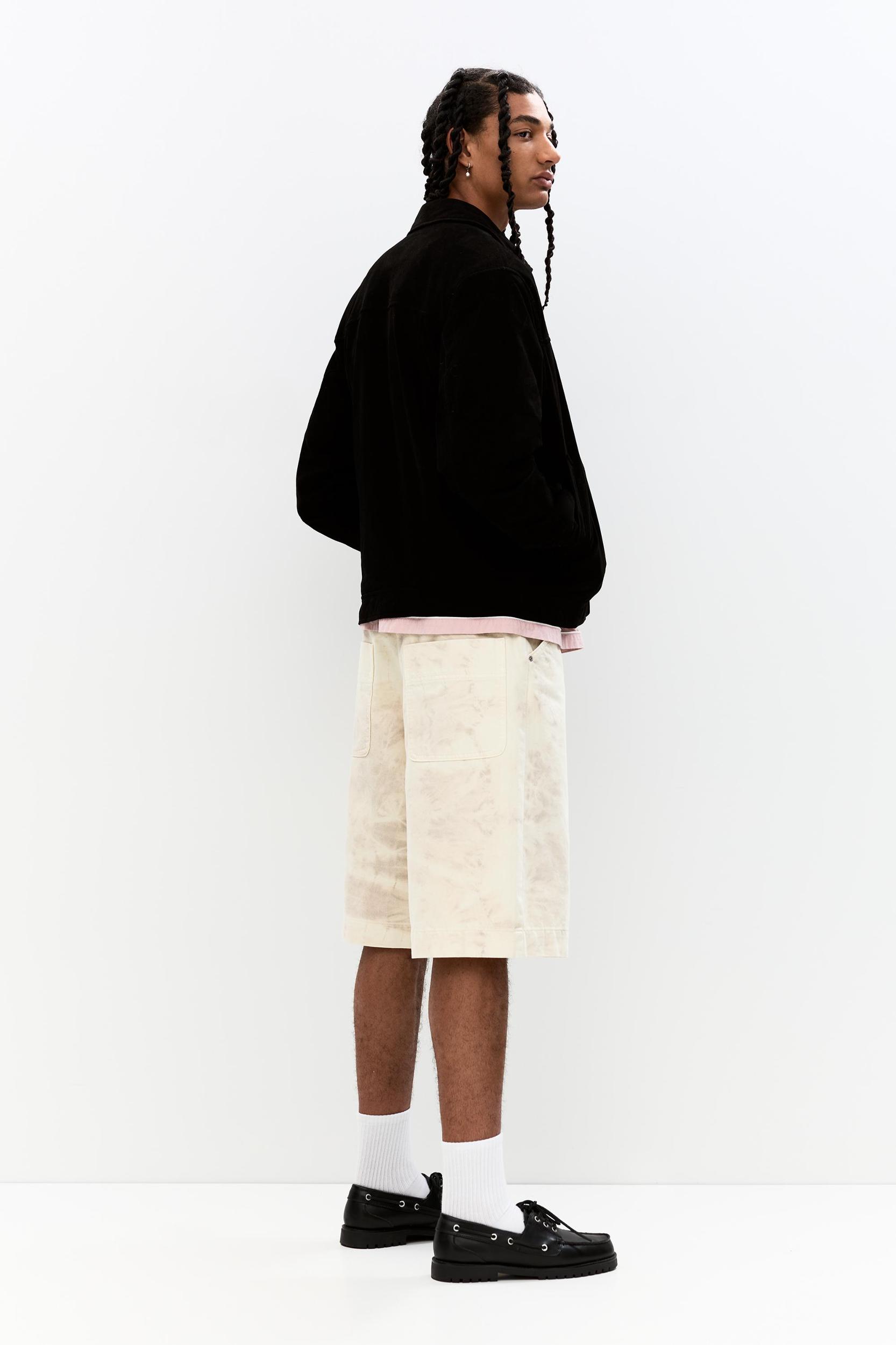 Black faux suede jacket Product Image