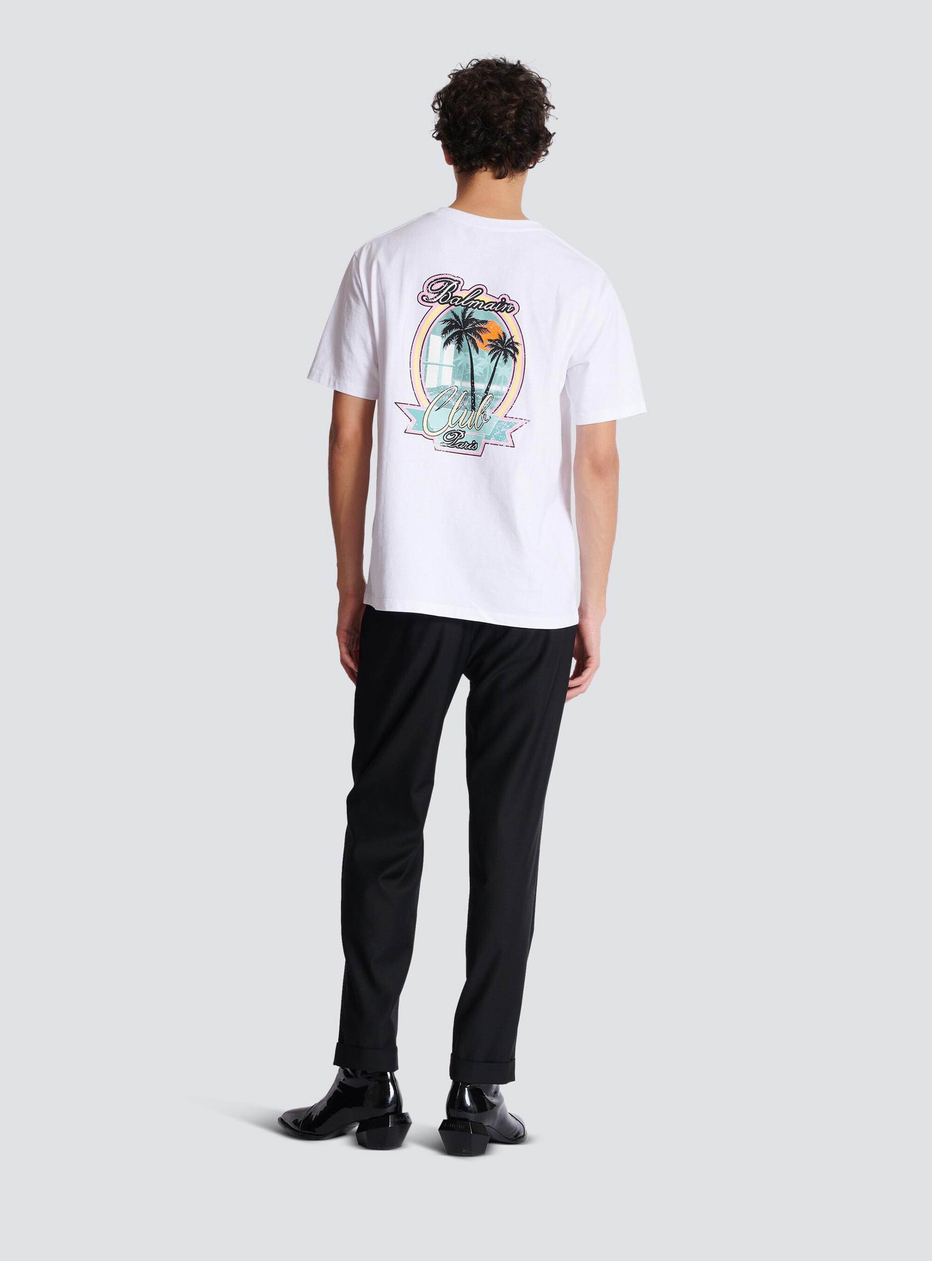BALMAIN Club T-shirt In White Product Image