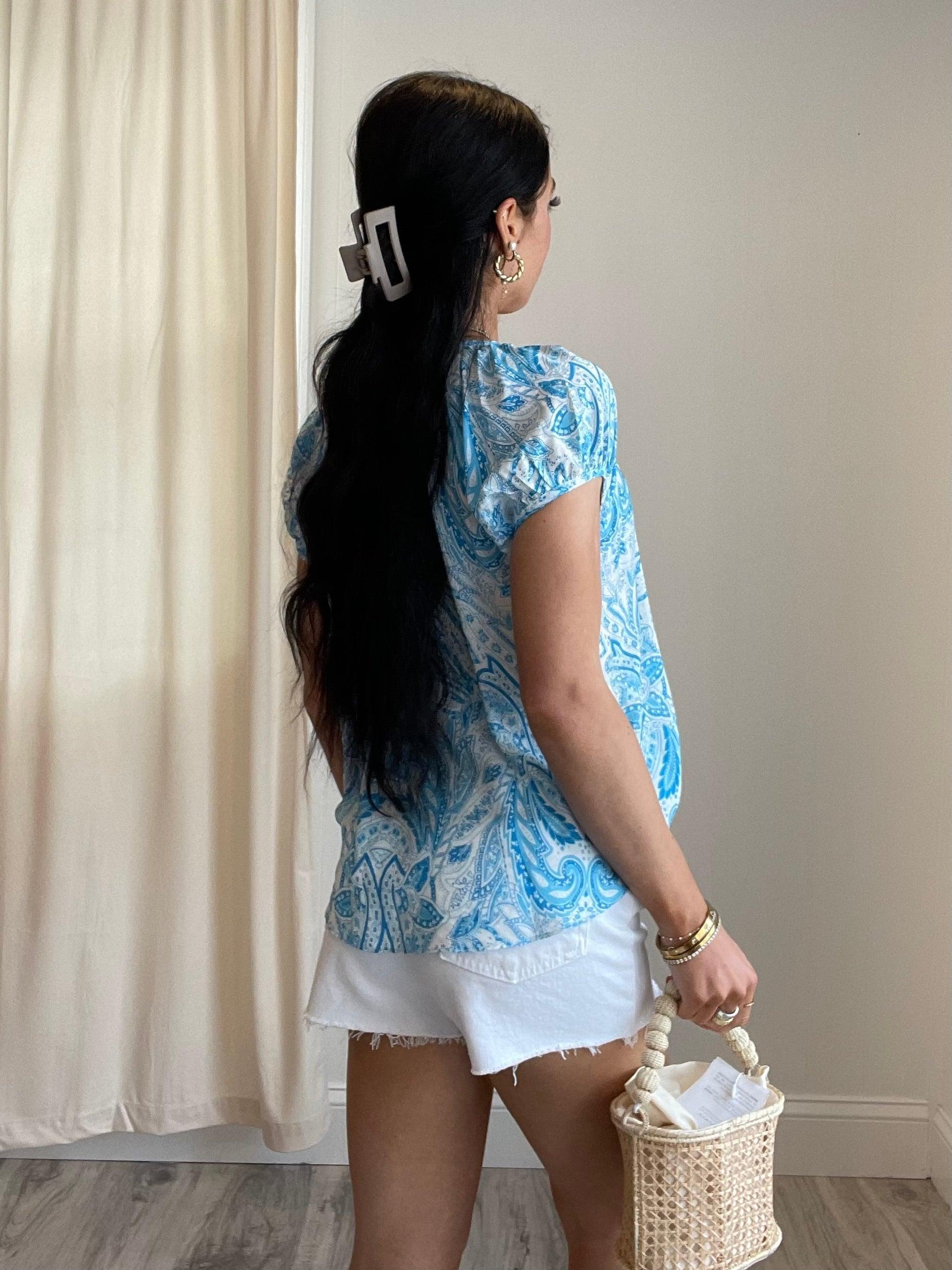 FINAL SALE Summer Days Paisley Top Product Image