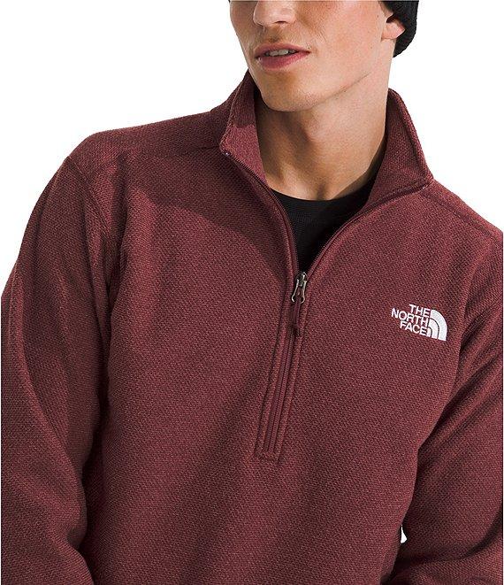 The North Face Textured Cap Rock Long Sleeve 1/4 Zip Pullover Product Image