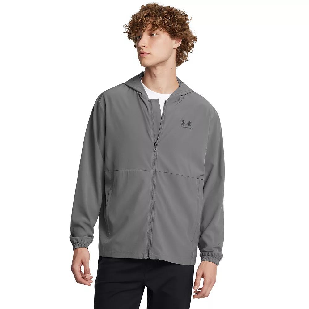 Men's Under Armour Vibe Woven Hooded Windbreaker Jacket,  Product Image
