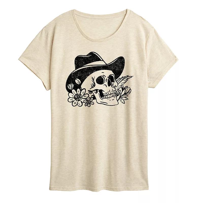 Women's Cowboy Skull Tee Graphic Tee,  Product Image