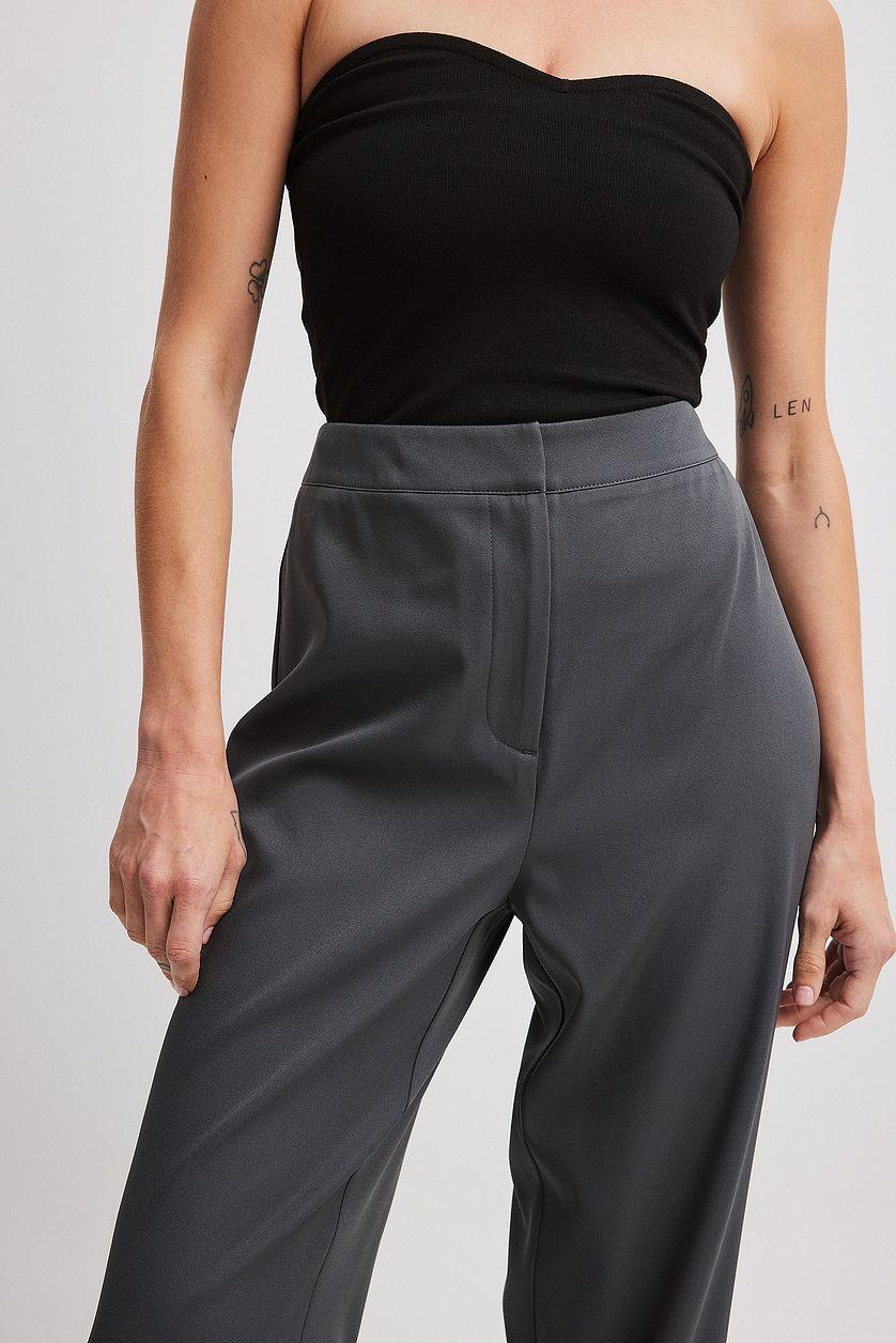 High Waist Flared Pants Product Image