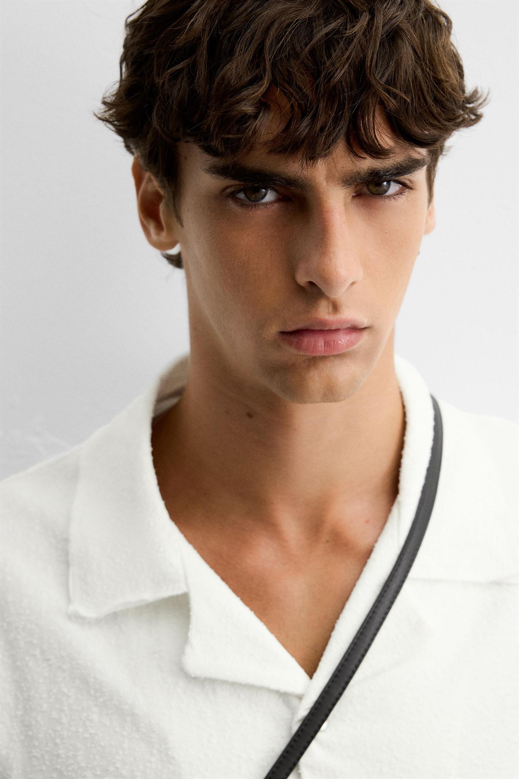 RELAXED FIT TEXTURED SHIRT Product Image