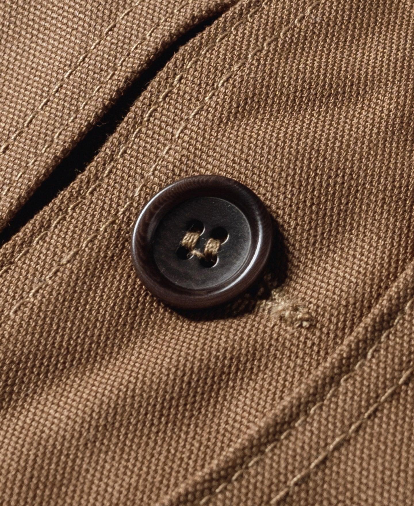 1930s Heavyweight Canvas Game Pocket Hunting Vest - Khaki Product Image