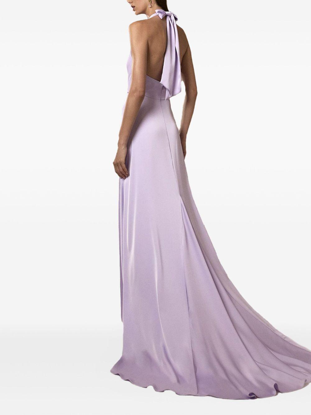 cowl-neck halter maxi dress Product Image