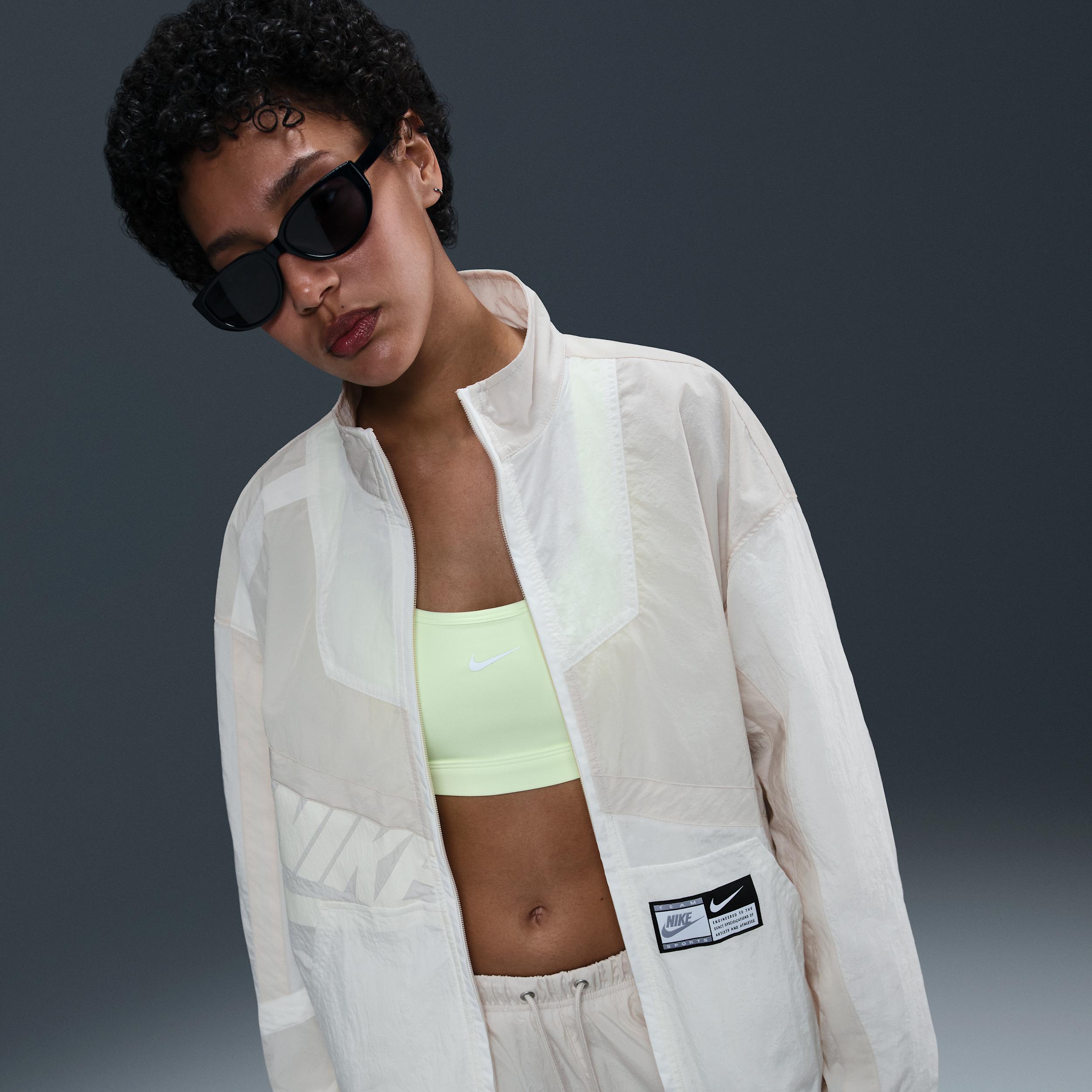 Womens Nike Sportswear Oversized Woven Jacket | HJ0176-133 Product Image