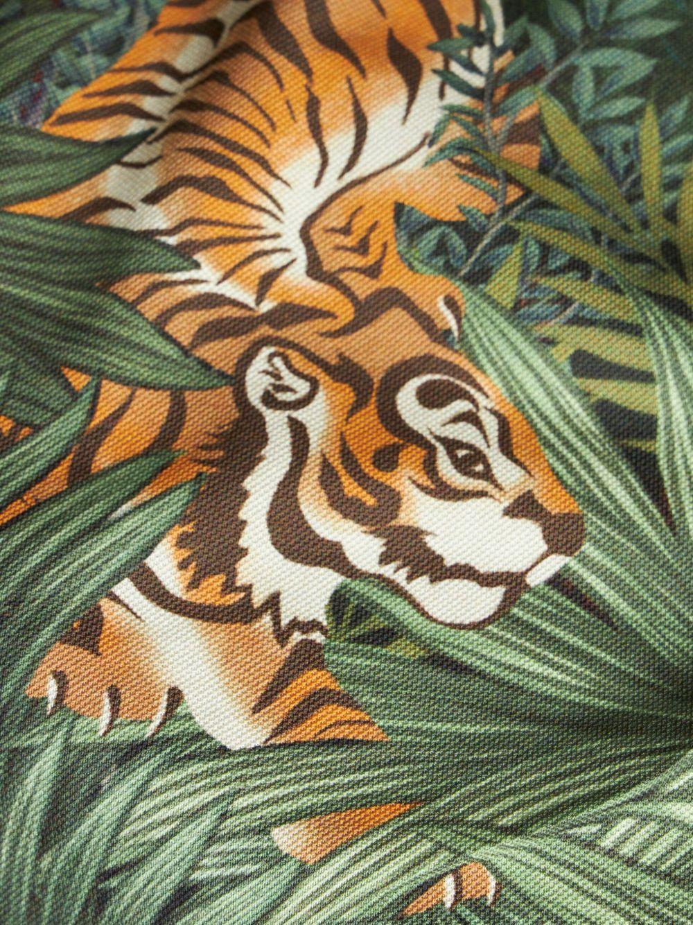 graphic-print ombré polo shirt Product Image