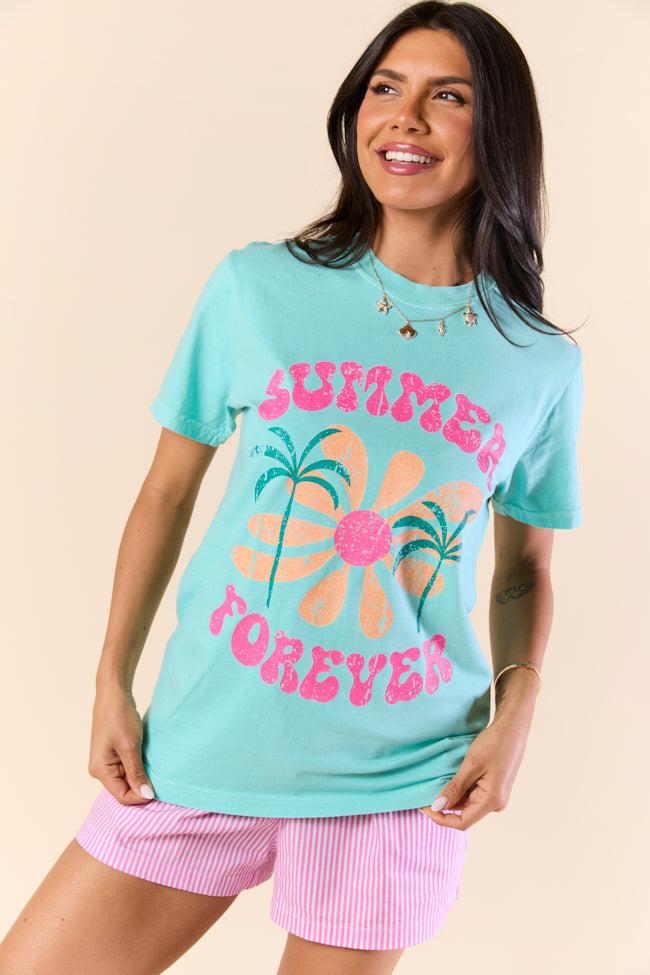 Summer Forever Mint Graphic Tee Product Image