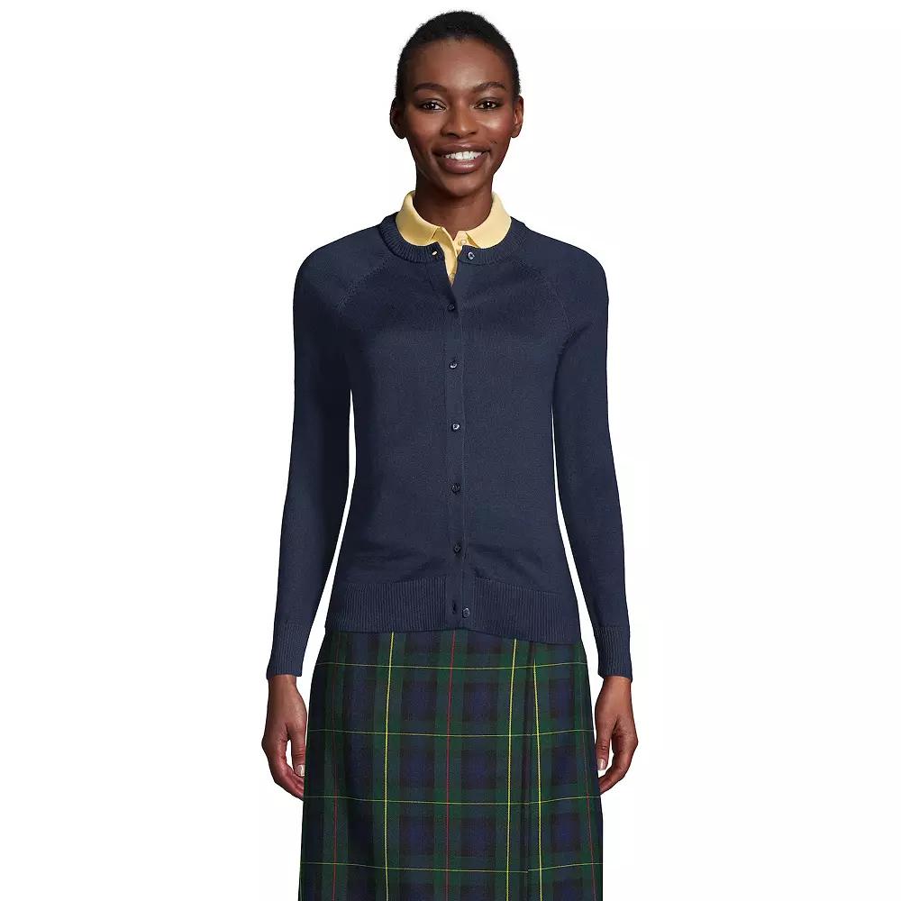 Women's Lands' End Cotton Modal Cardigan Sweater,  Product Image