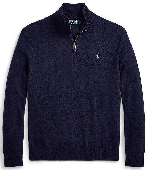 Polo Ralph Lauren Wool Quarter-Zip Sweater Product Image