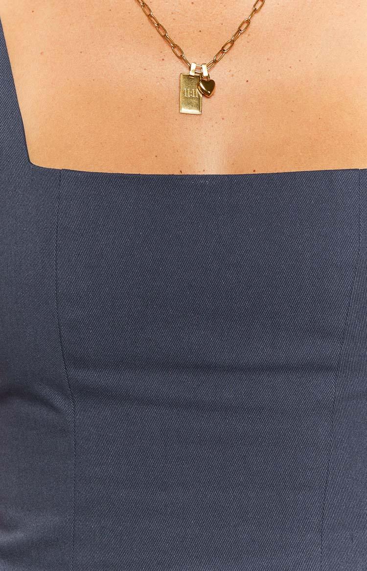 Headlines Navy Crop Top Baby Girls Product Image