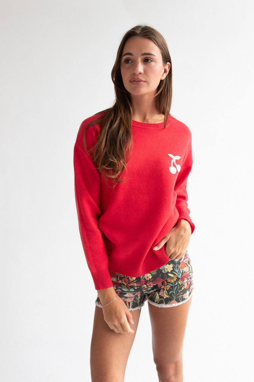 Red Cherry Sweater Product Image