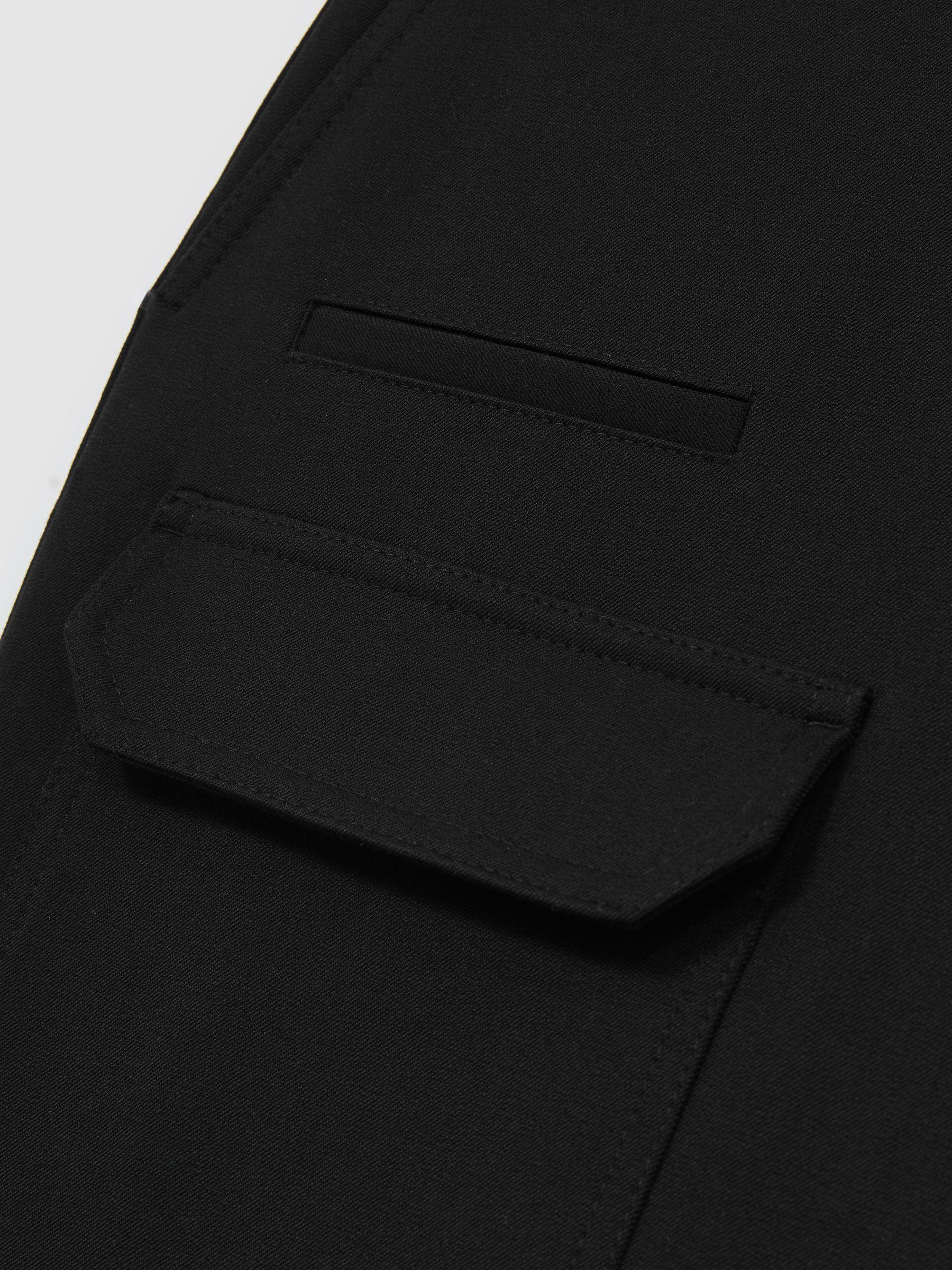 Kids' Adaptive Fleece Jogger Pants - Cat & Jack™ Black XS Product Image