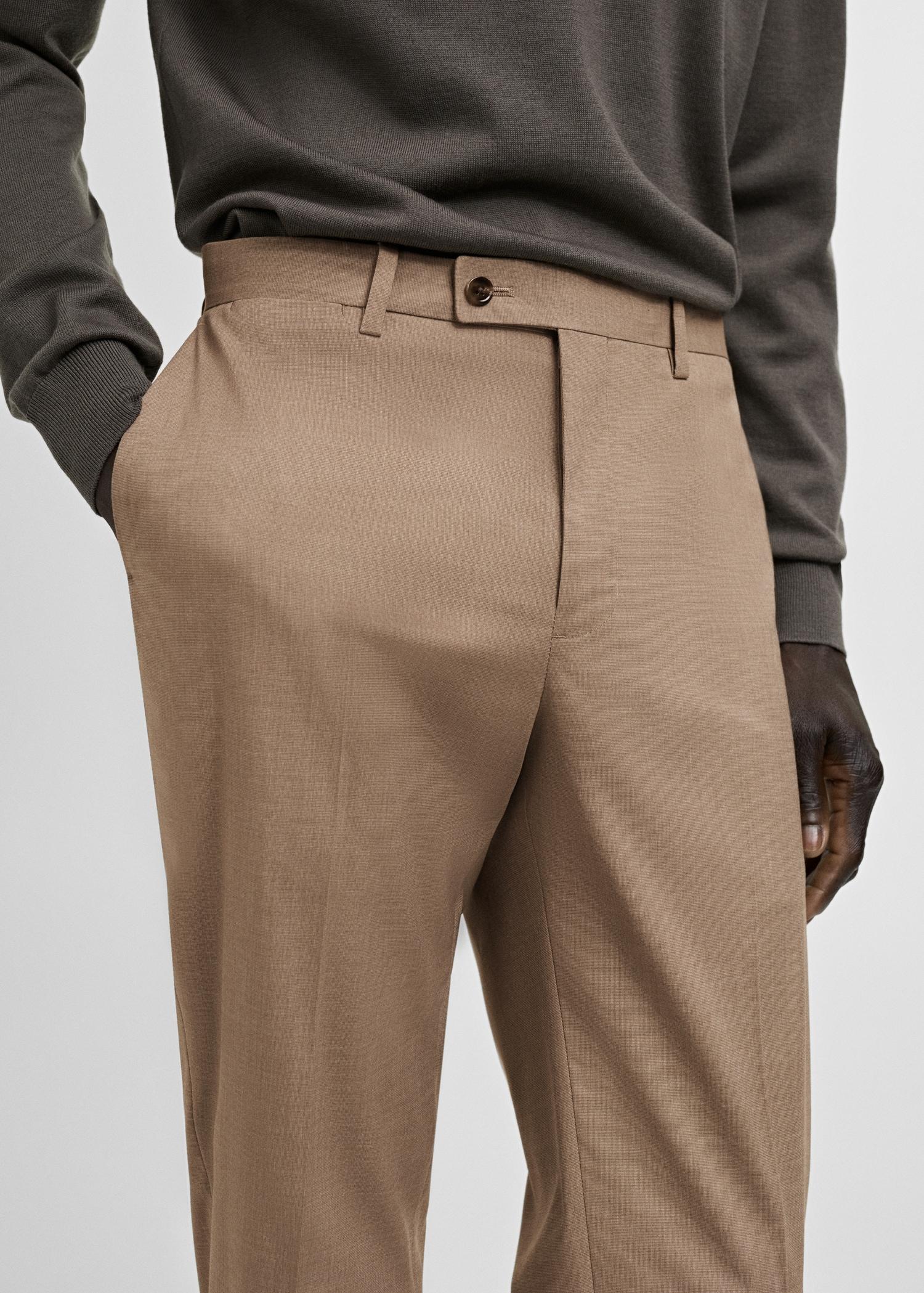 Milan slim-fit suit pants - Men | MANGO USA Product Image