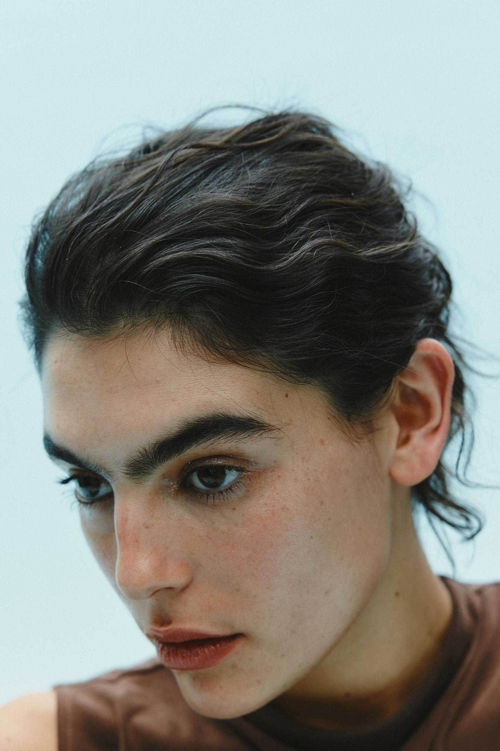 FLOWY FABRIC MIDI DRESS Product Image