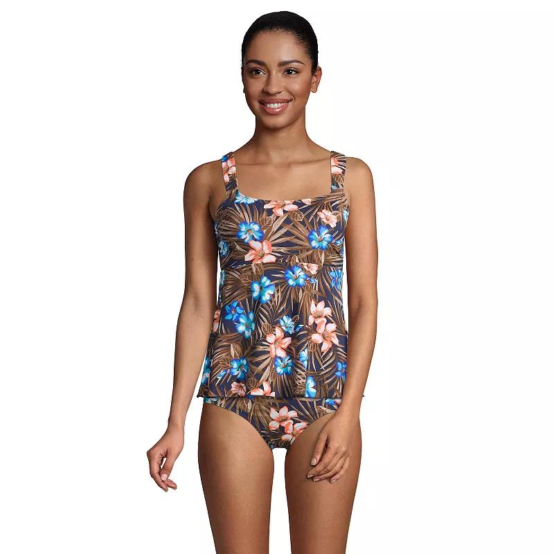 Women's Lands' End Flutter Empire UPF 50 Tankini Swimsuit Top,  Product Image
