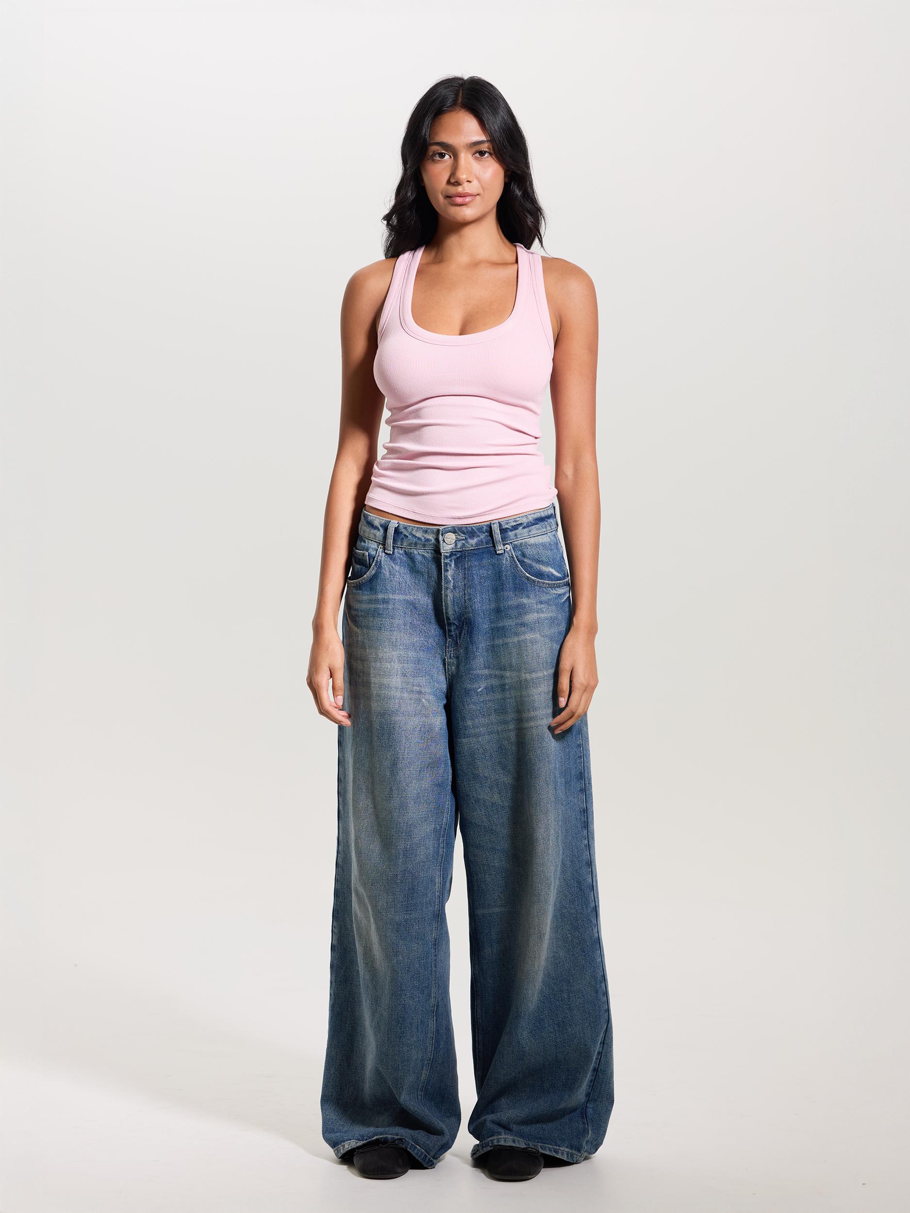 Ribbed Scoop Racerback Brami Product Image