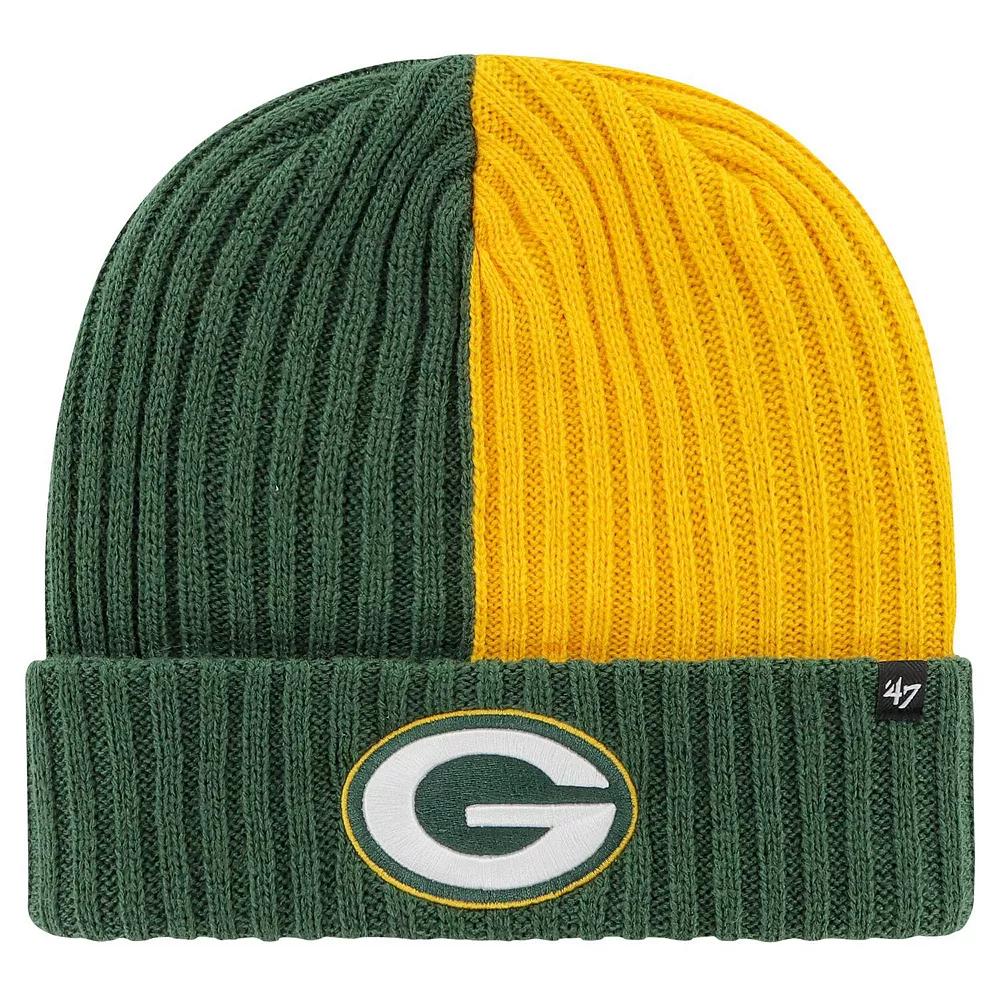 Men's '47 Green Green Bay Packers Fracture Cuffed Knit Hat Product Image