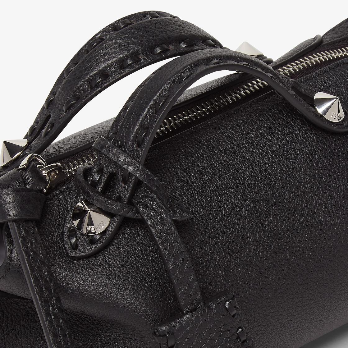 By The Way Selleria MiniBlack Selleria mini-bag with 156 hand-sewn topstitches Product Image