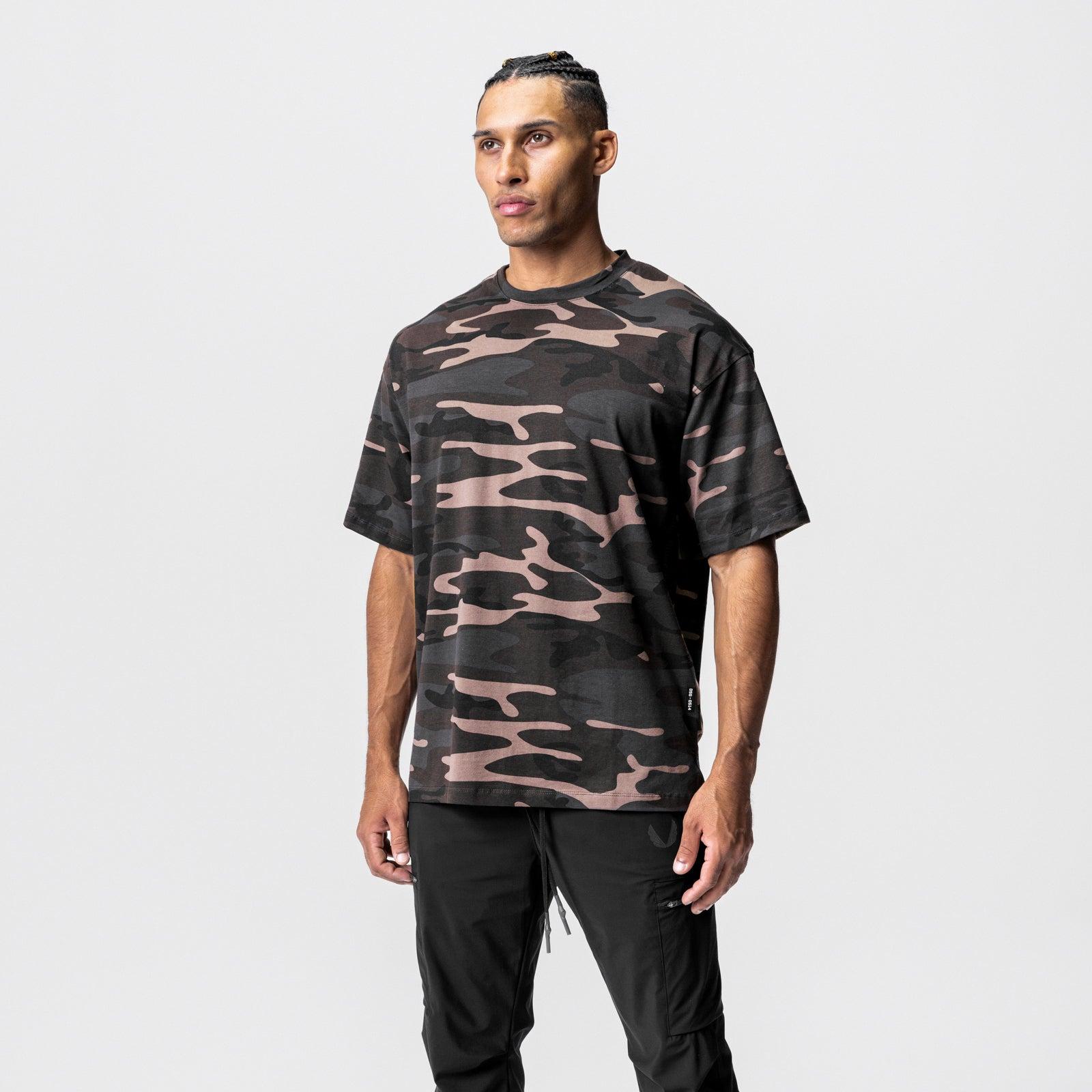 0514. CottonPlus™ Oversized Tee - Rust Camo Male Product Image
