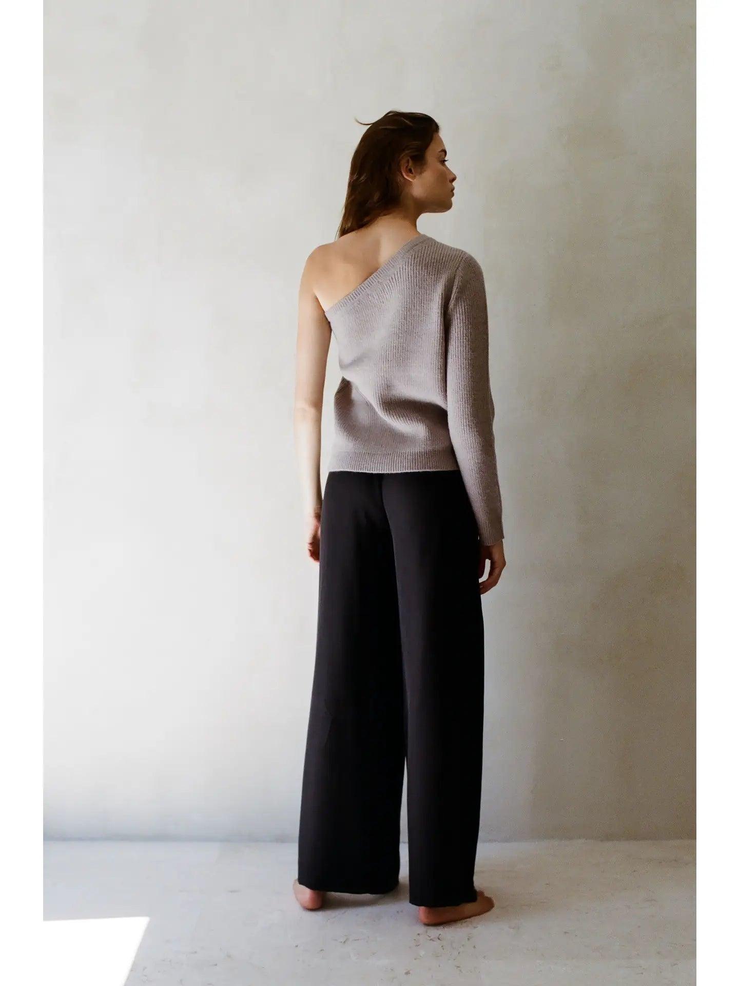 One Shoulder Sweater Top Product Image