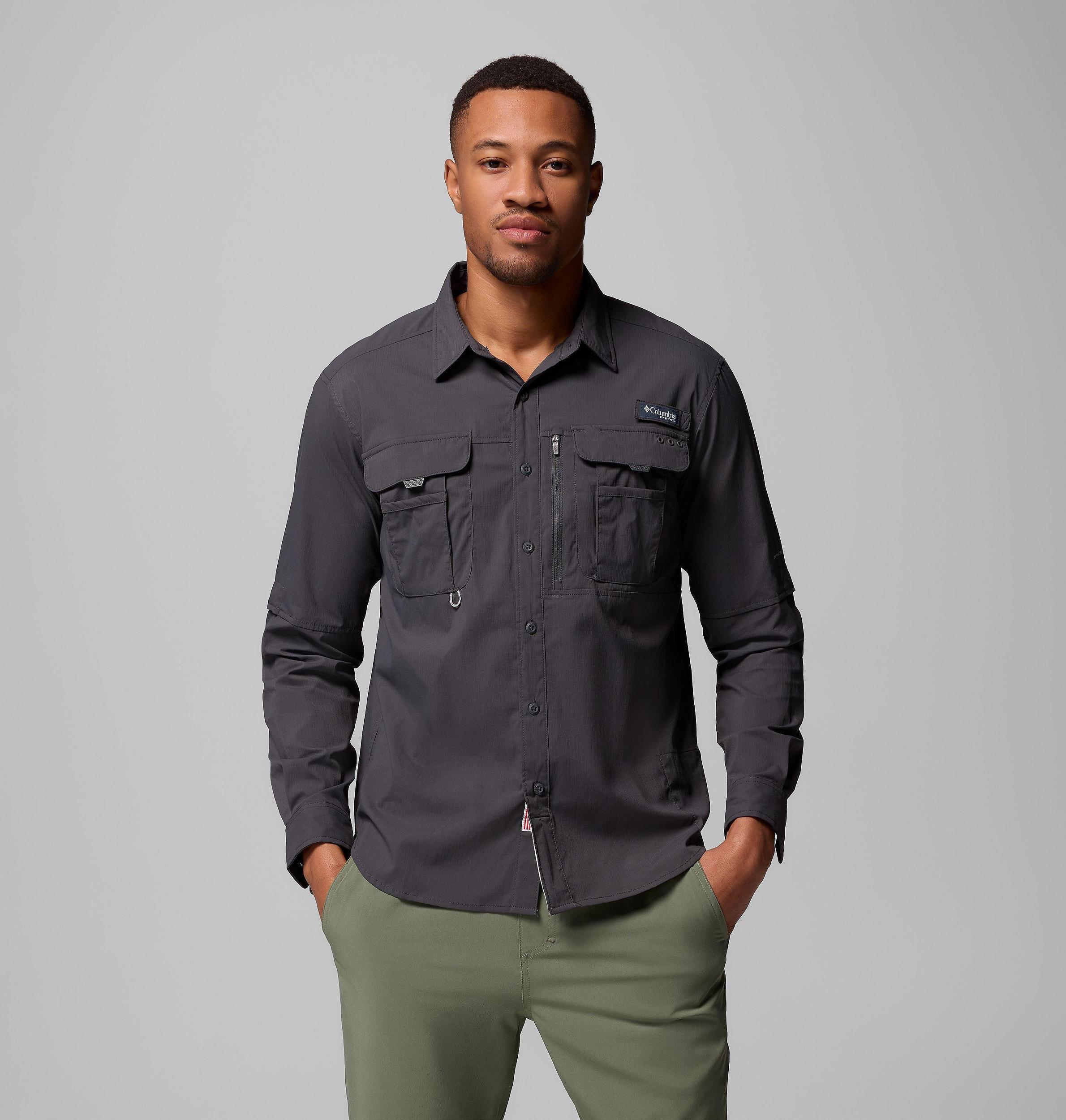 Columbia Mens PFG Bahama Elite Long Sleeve Shirt- Product Image