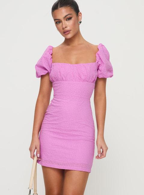 Tanami Mini Dress Pink Product Image