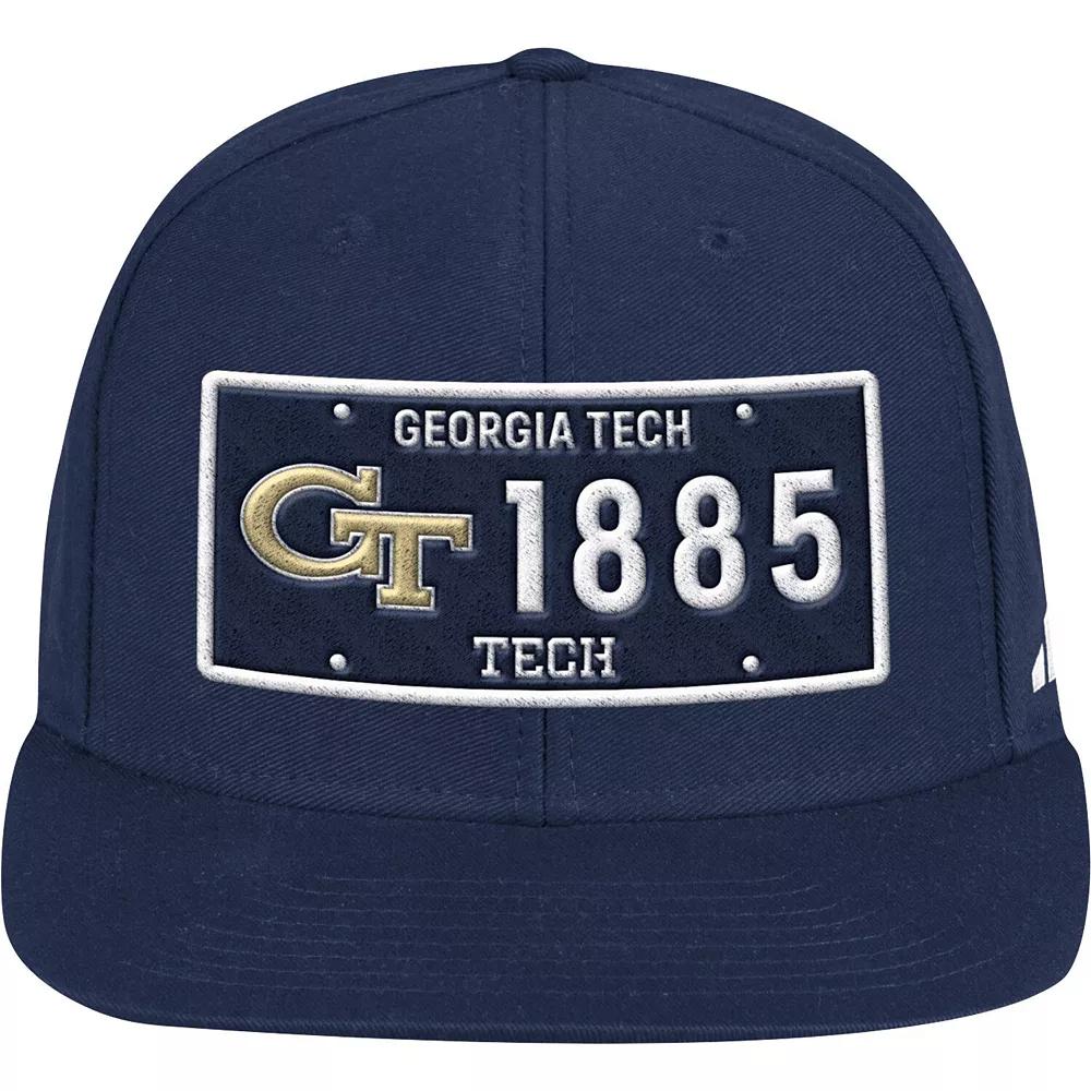 Men's adidas Navy Georgia Tech Yellow Jackets Established Snapback Hat, Nc2 Blue Product Image