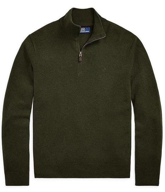 Polo Ralph Lauren Wool Quarter-Zip Sweater Product Image