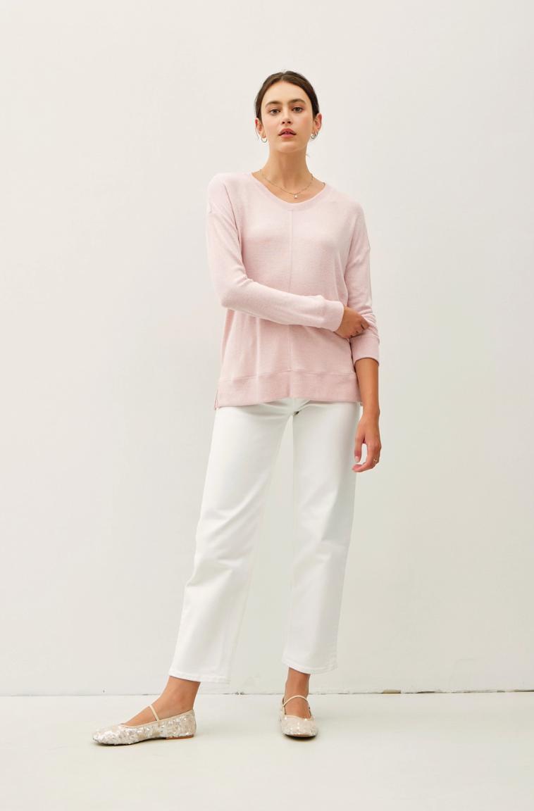 Hacci Brushed Knit Pullover Product Image