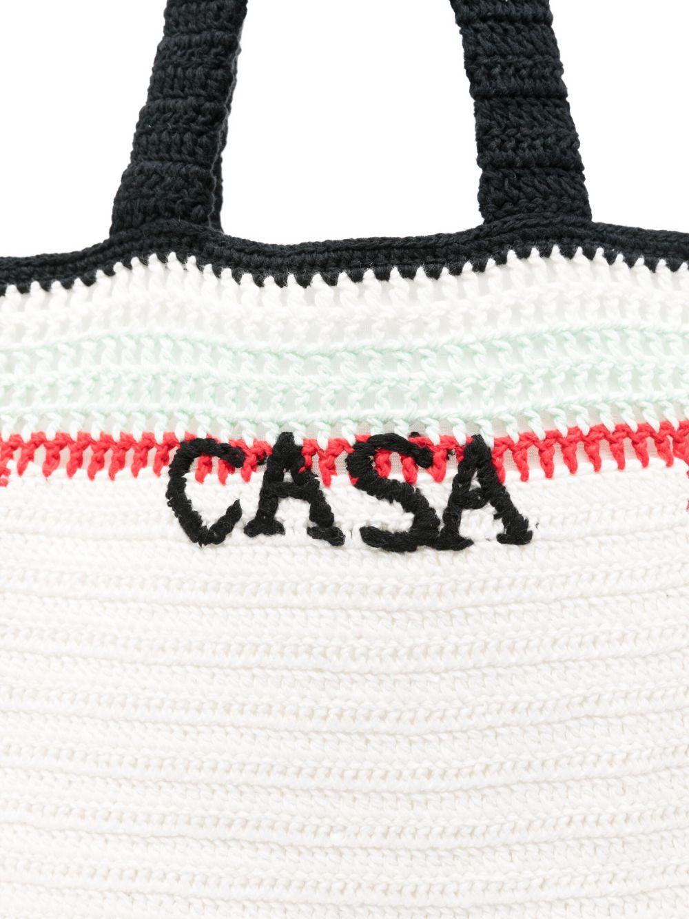 logo-embroidered tote bag Product Image
