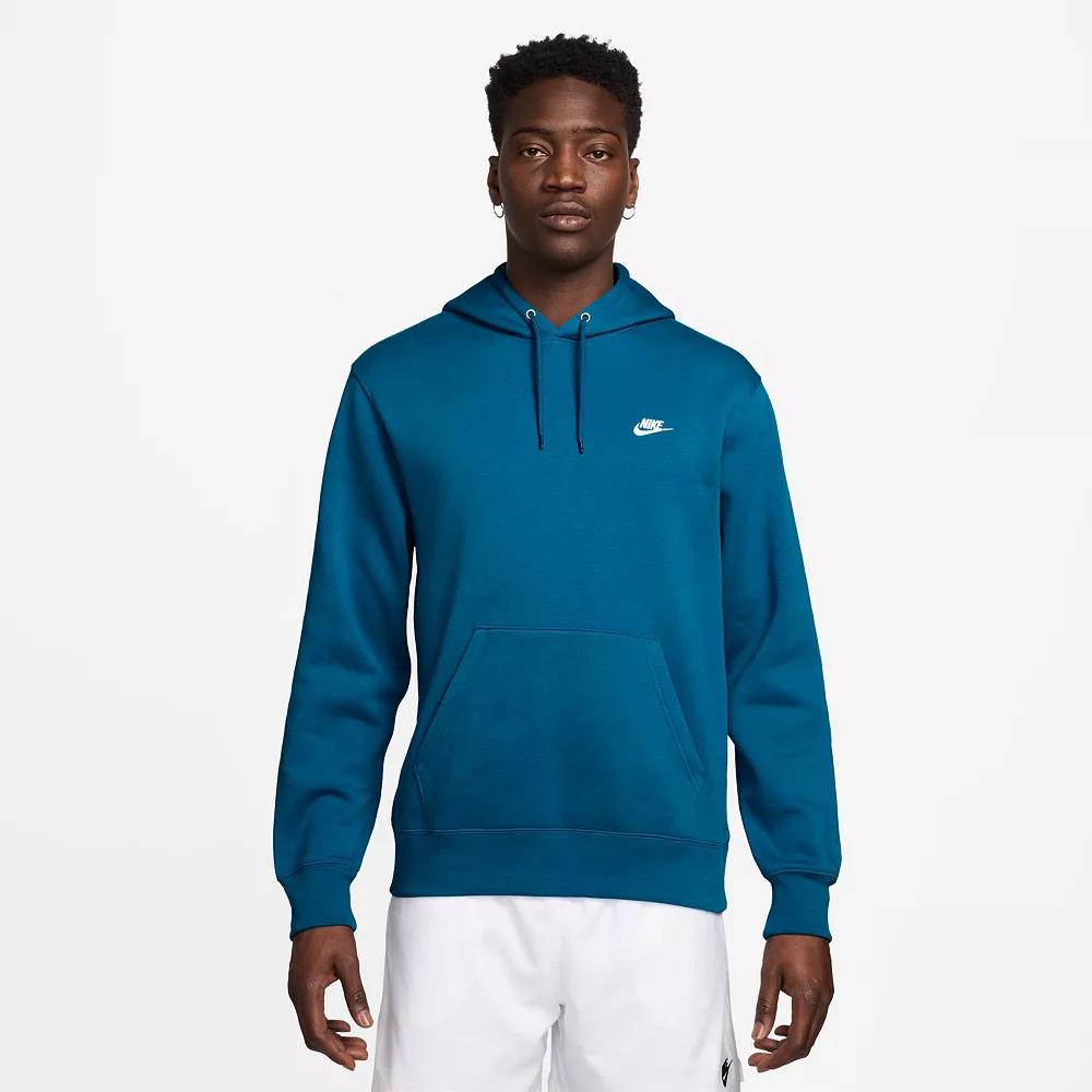 Big & Tall Nike Club Pull-Over Fleece Hoodie, Men's,  Product Image