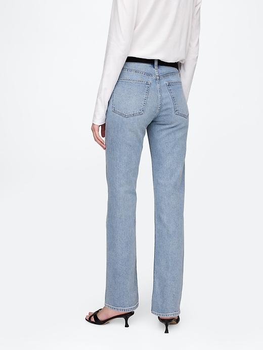 High Rise Studded &apos;90s Straight Jeans Product Image