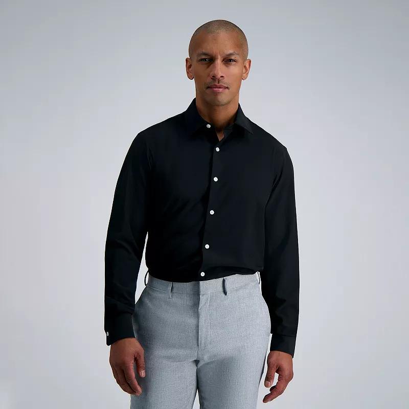 Men's Haggar® Smart Wash® Slim Fit Wrinkle Free Dress Shirt,  Product Image