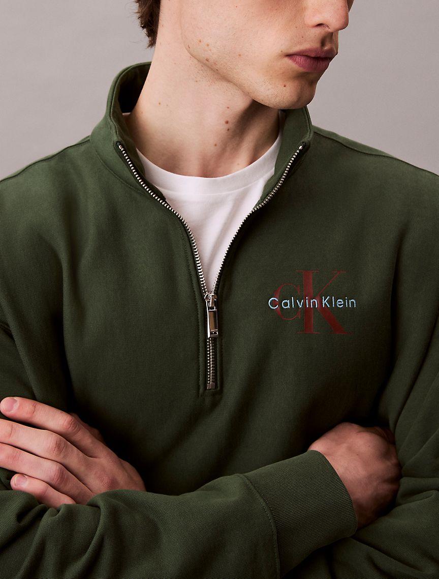 Premium Terry Relaxed Quarter Zip Sweatshirt Product Image