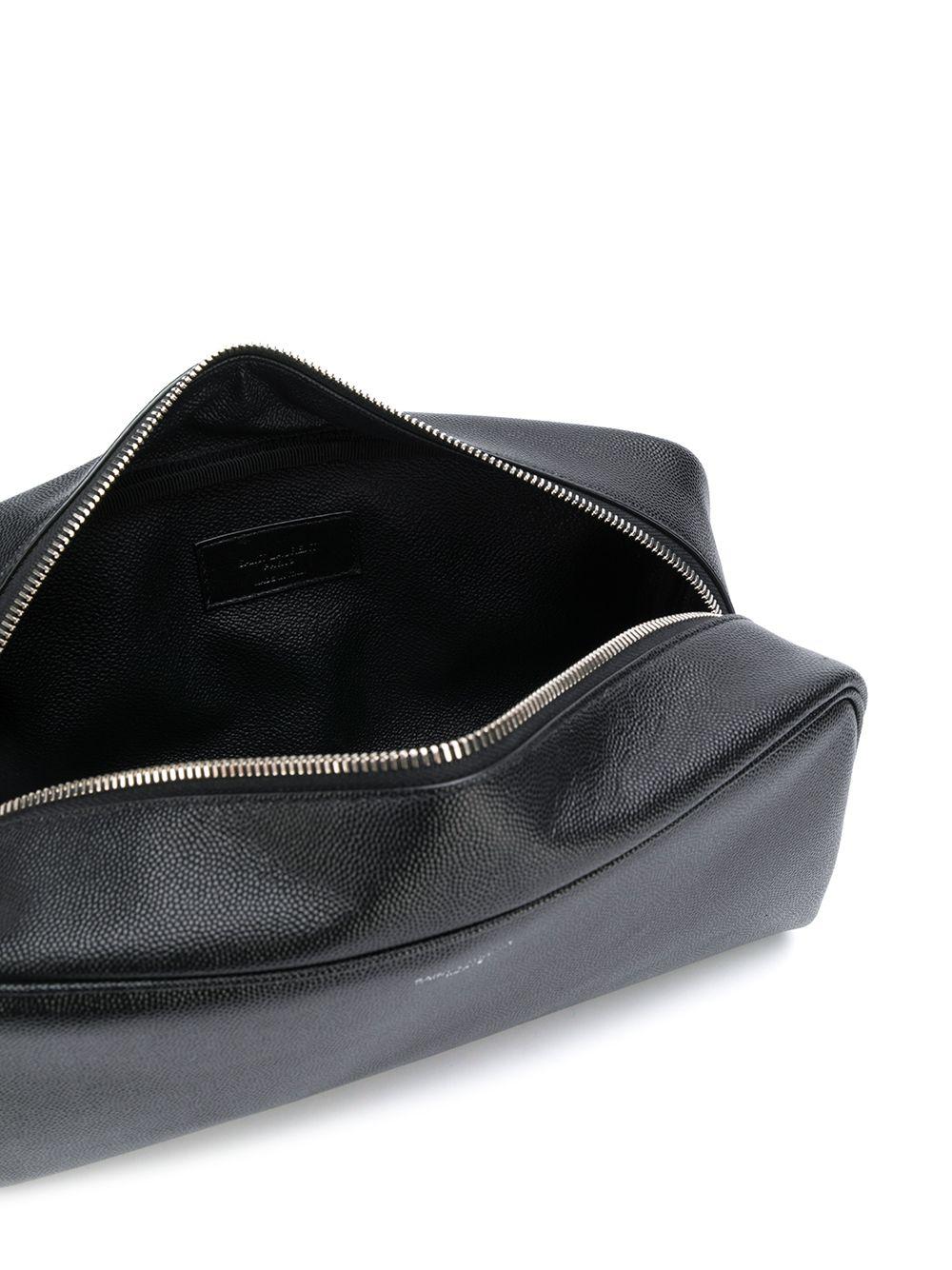 logo-stamp leather pouch Product Image