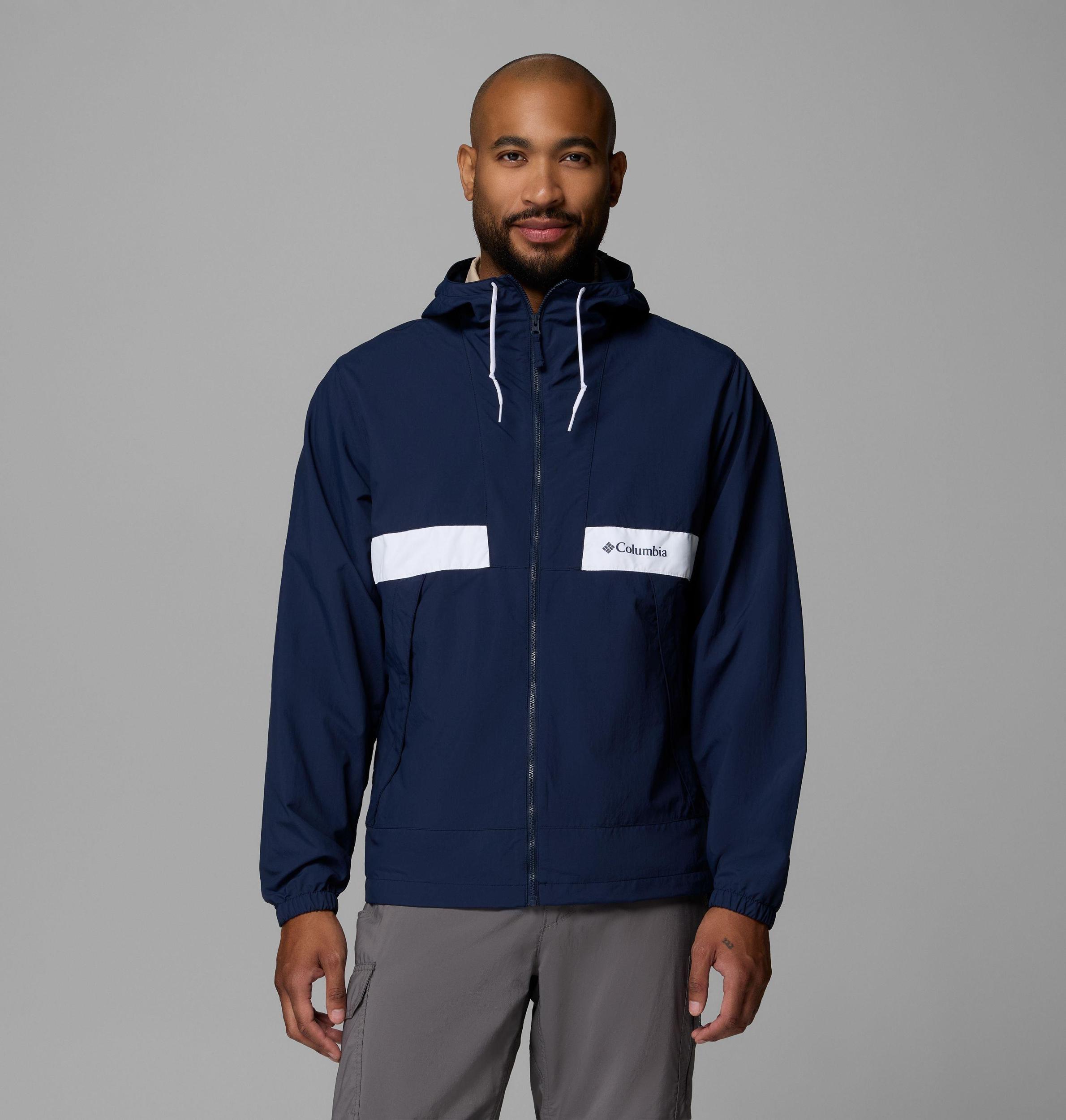 Columbia Mens Spire Valley Hooded Windbreaker- Product Image