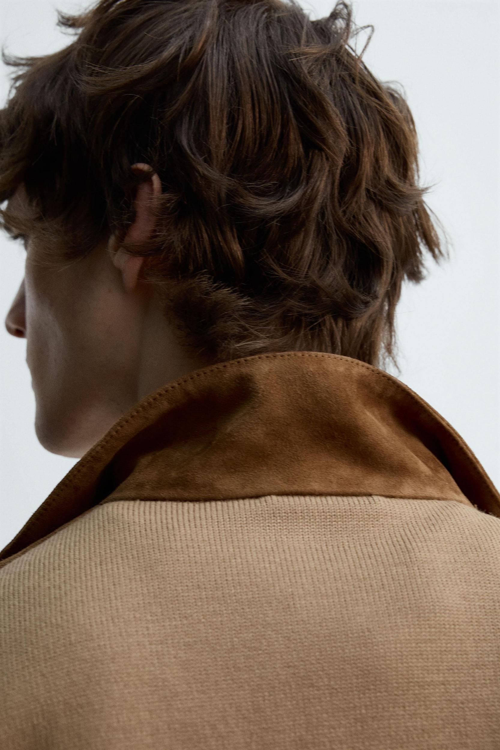 LIMITED EDITION COMBINATION LEATHER JACKET Product Image