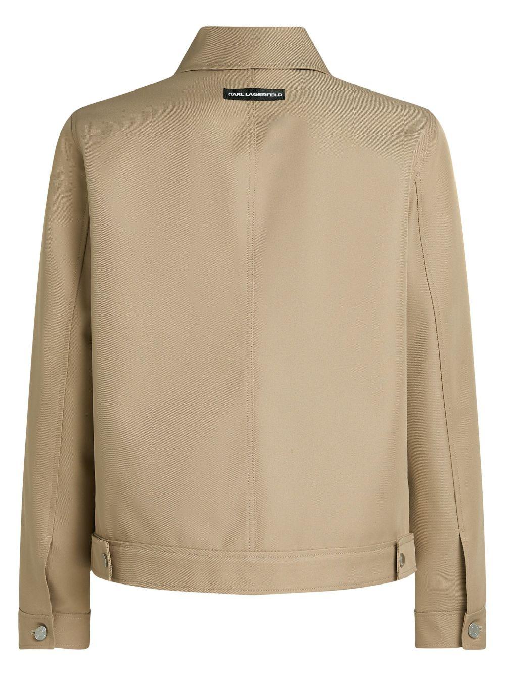 logo-embroidered bomber jacket  Product Image