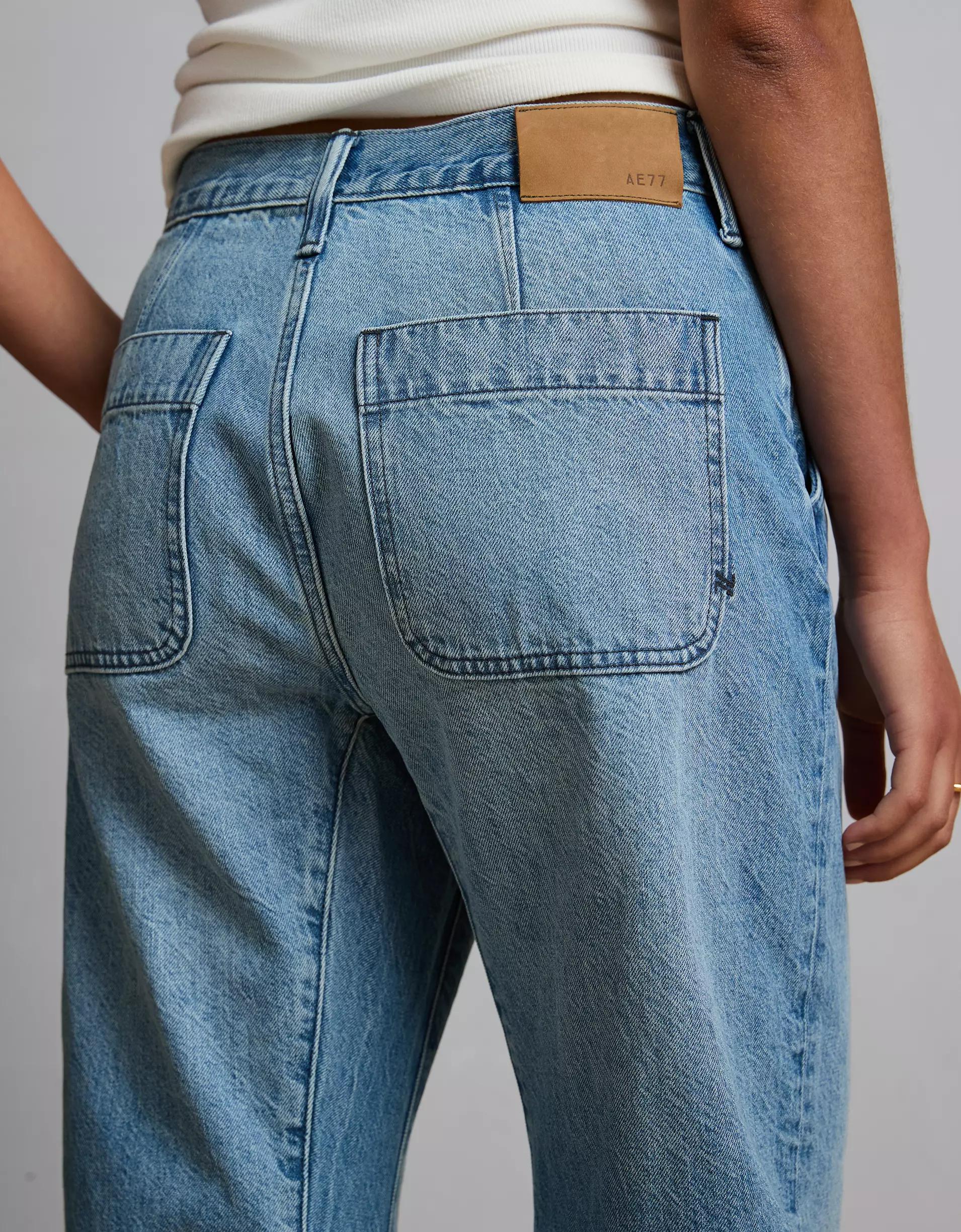 AE77 Premium Barrel Jean Product Image