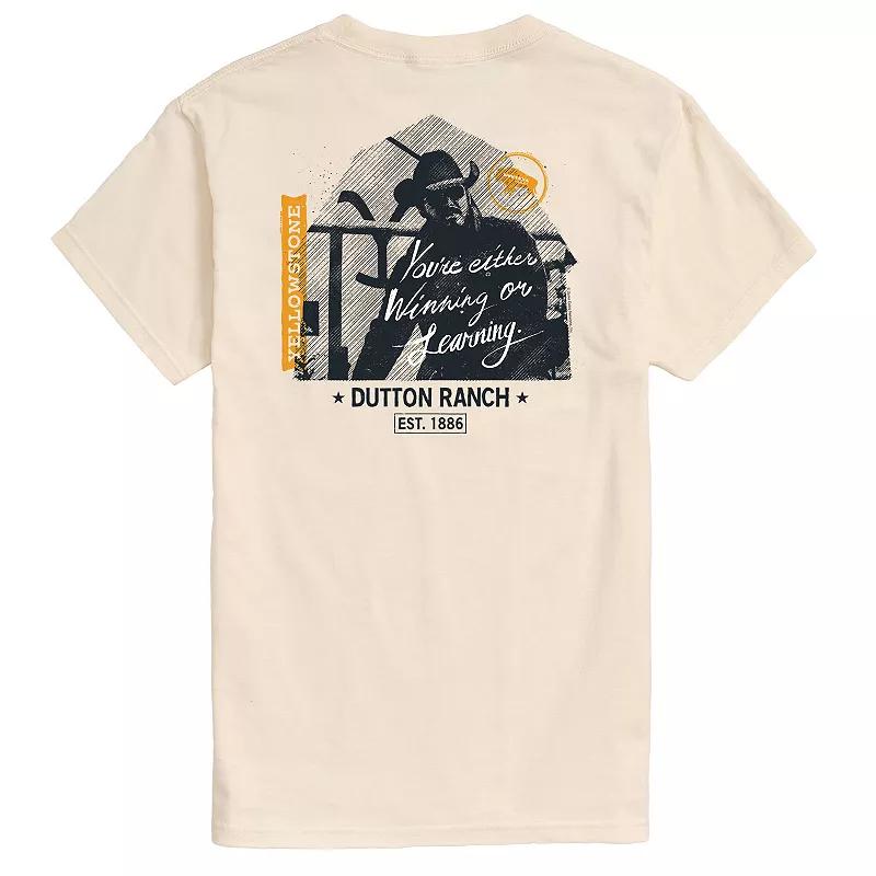 Big & Tall Yellowstone Winning or Learning Graphic Tee, Men's,  Product Image