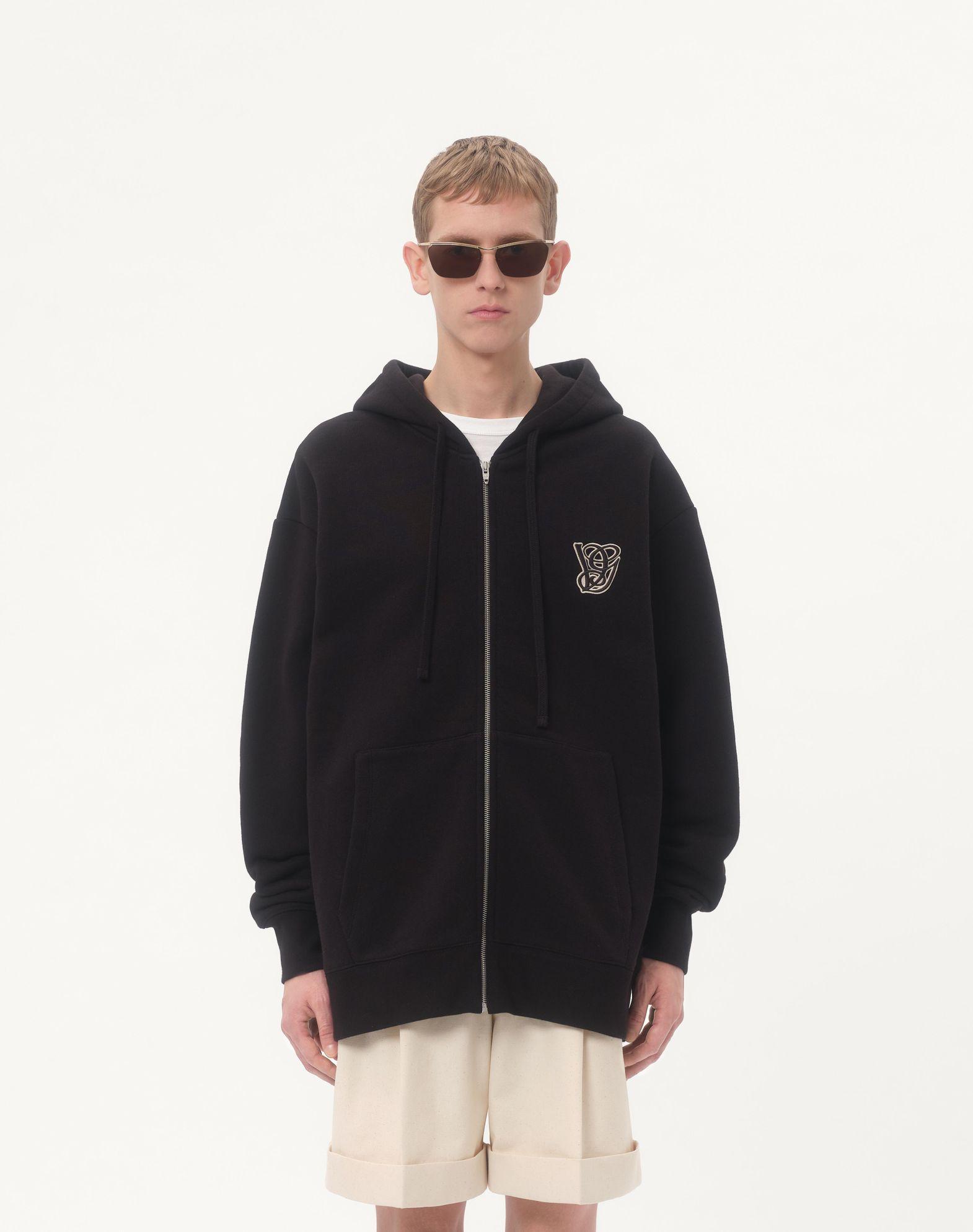 Cotton Hooded Sweatshirt With Vg Patch Product Image