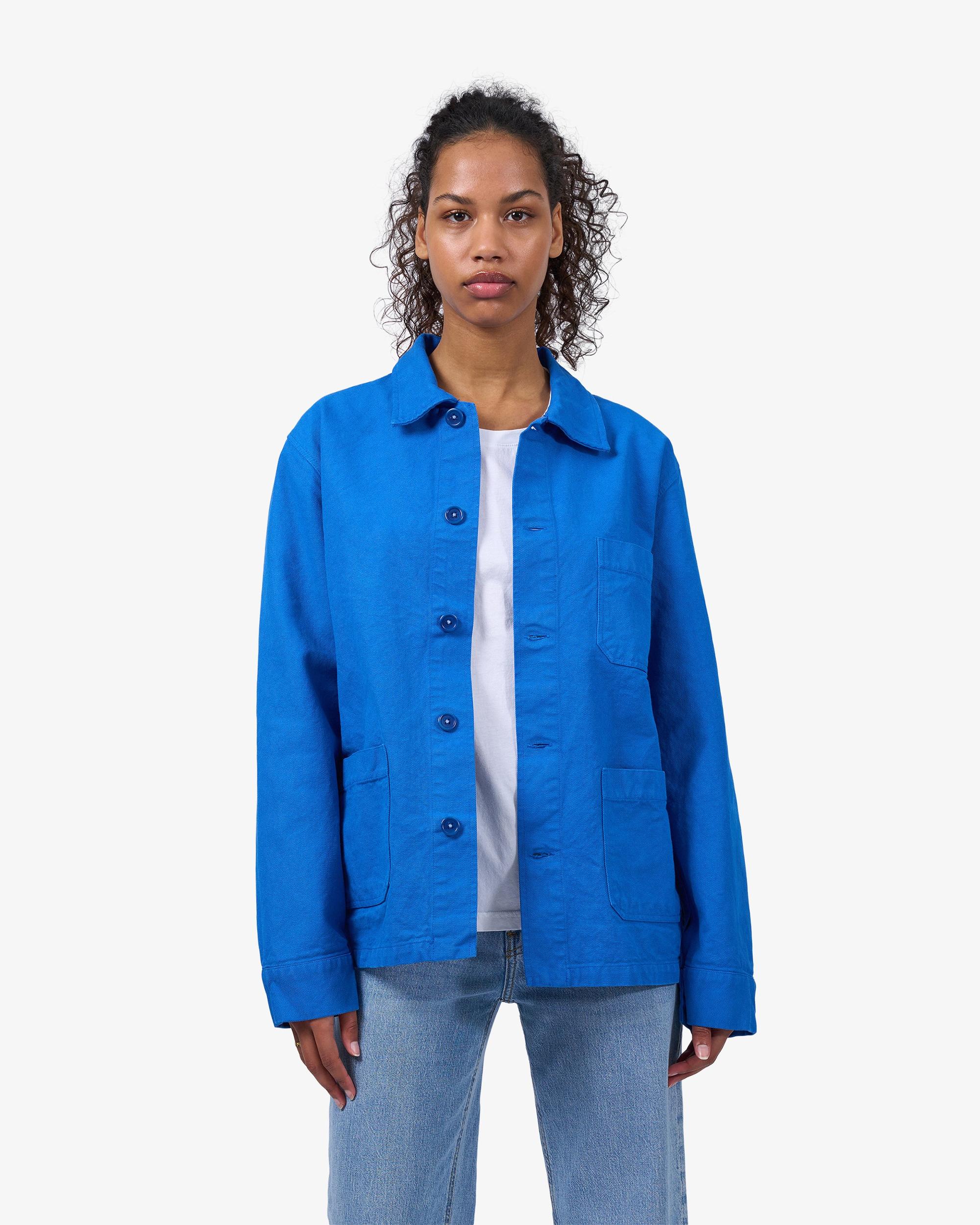 Organic Workwear Jacket - Stone Blue Product Image