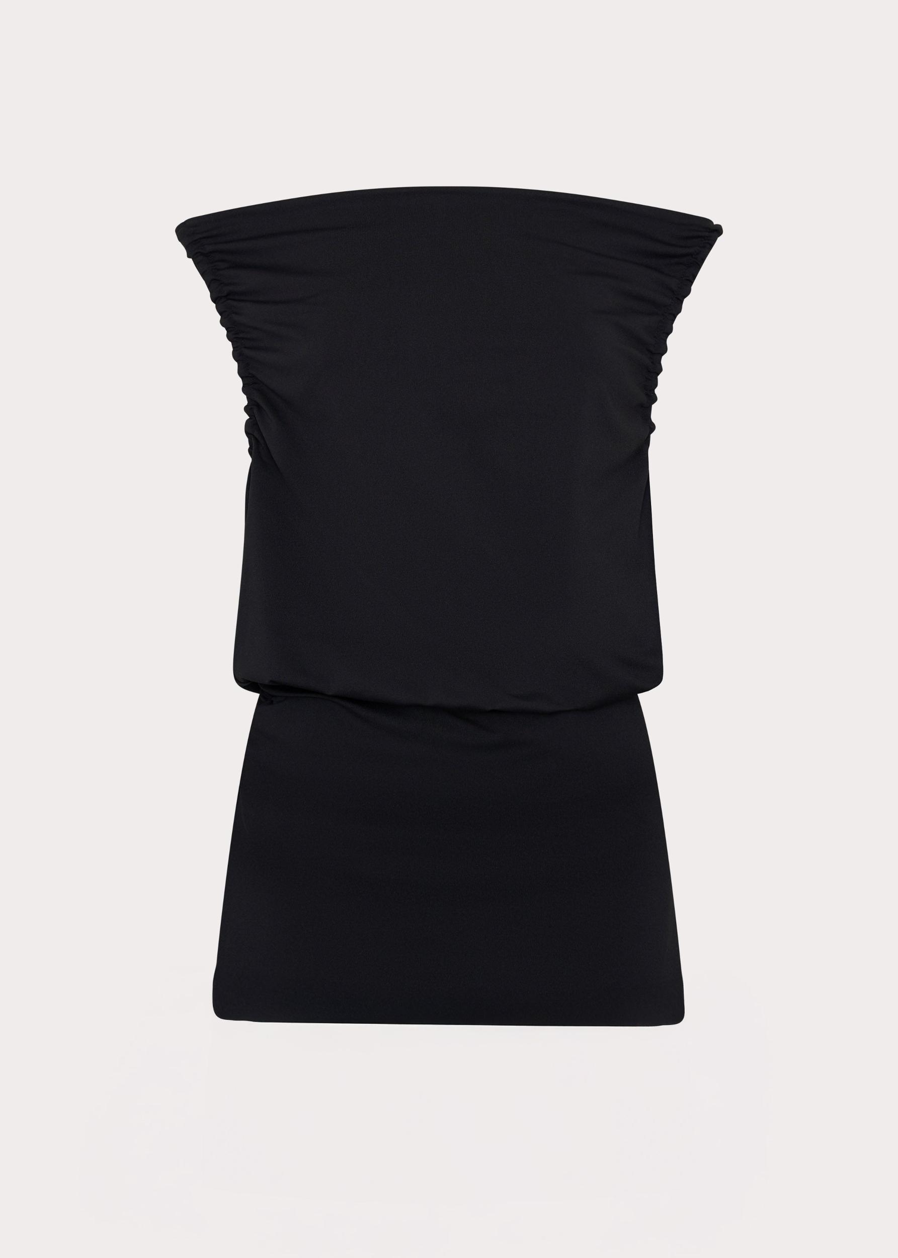 Bonnie Off Shoulder Mini Dress - Black Product Image