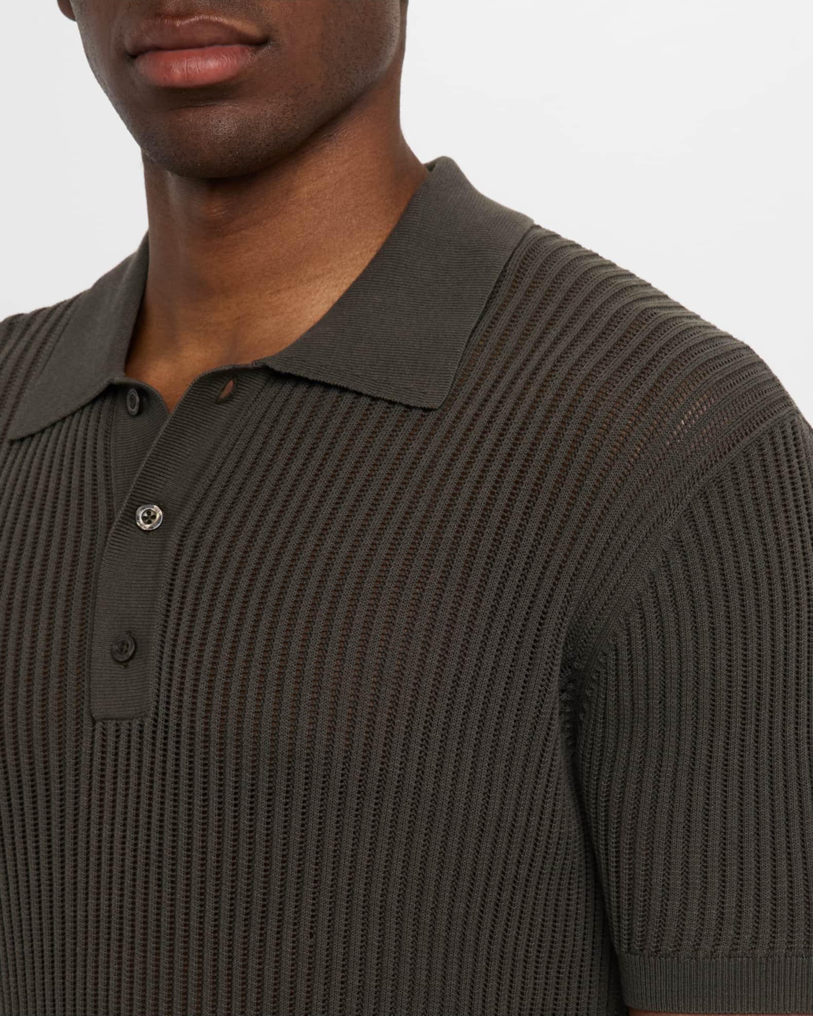 Men's Vidal Ribbed Polo Shirt Product Image